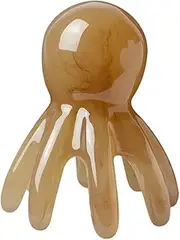 NOLITOY Scalp Gua Sha Comb Head Massager Resin Gua Sha Massage Tool Scalp Massager Head Octopus