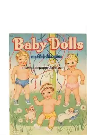 ViNTaGE BABY DOLLS PAPER DOLLS LAZER REPRO ORG SZ