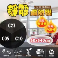 在飛比找momo購物網優惠-【台灣節能膜】靜電隔熱膜 C10-C05固定尺寸 滿千送工具