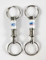 Kern Schools Federal Credit Union Set of 2 Advertising 2" Keyrings
