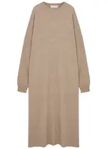 Extreme Cashmere N°289 May Cashmere-blend Maxi Dress - Sand - One Size One Size