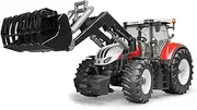 Bruder 03181 Steyr 6300 Terrus with Frontloader Play Set