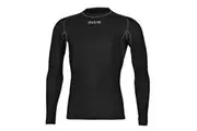 Mitre Neutron Base Layer Black Compression LS Top Size MY 8-10y Kids Sportswear