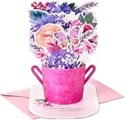 Hallmark Paper Wonder Mothers Day Pop Up Card (Purple Flower Bouquet, Beautiful in Every Way)