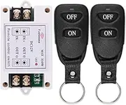 DC 12V 40A Relay Remote Control Switch, 1CH Universal 433Mhz Remote Control Wireless Latching Function Switch for Industrial Control and Low Voltage Power Systems & More