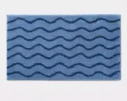 Pillow Fort Bath Wavy Pattern Rug Soft Mat Bathroom 20IN by 34IN 100% cotton