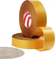 Fabric Tape | Hardwood Floors Double Sided Tape | Outdoor Rug Adhesive Roll, Heavy Duty Mounting Adhesive Rug Fixed Sticky Roll for Hardwood Floors, Tiles Floors