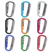 Shopping Hook D Shaped Carabiner Hook with Sponges Strollers Hangers