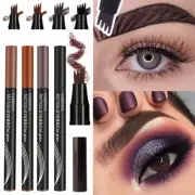 3D Waterproof Microblading Eyebrow Pen 4 Fork Tip Tattoo Pencil Makeup 4Colors ❃