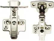 6 Pair Kitchen Cabinet Soft Close Hinges Full Overlay Cupboard Stainless Conceal