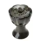 Incense Burner Ceramic Backflow Incense Cone Tower for Home Decor (Lotus)
