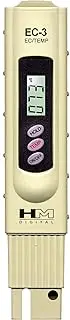 HM Digital EC-3 Handheld Conductivity Tester and Thermometer with Case