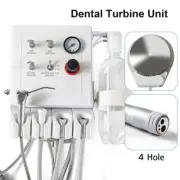 Wall Hanging Dental Turbine Unit 4H with Weak Suction Work with Air Compressor