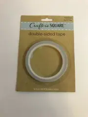 NEW Crafter's Square Double-Sided Tape. 0.3 in x 33 ft (8 mm x 10 m). FREE S&H