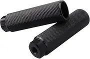 (Black) Universal Bike Pegs, Anti Skid Design, Suitable for Road and Mountain Bikes, Silver