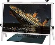 HD Blu-Ray 5 Times Glass 3D HD Mobile Video Amplifier 22 Inch Screen Glass Game Video Display Glass,White