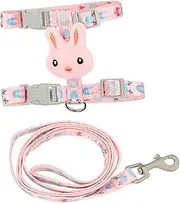 ROMISBABA Adjustable Cat Harness Leash Long Pulling Rope Pet Collar for Cats Grooming