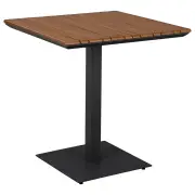 Kalinga 70cm Teak Top &amp; Steel Bistro Table, Grey