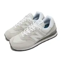 在飛比找momo購物網優惠-【NEW BALANCE】休閒鞋 574 灰 白 IU 李知