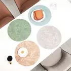 Anti Slip Placemats Round Coaster New Dining Table Place Mats Hotel