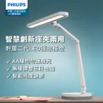 【PHILIPS 飛利浦】66251軒璽二代座夾兩用智慧全光譜護眼檯燈(PD060)