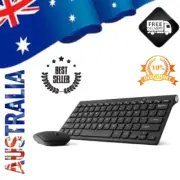 Mini Wireless Keyboard And Mouse Combo Set 2.4GHz For Mac Windows Pc Computer
