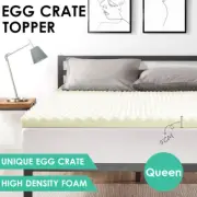 Queen Egg Crate Convoluted High Density Topper Mattress Protector Underlay 5CM