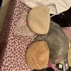 2 Kangol Combo Beige And Cream Furgora Fur MediumSize Authentic With SerialNumbe