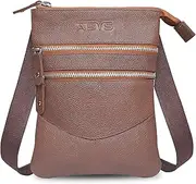 [ABYS] Genuine Leather Men & Women Neck Pouch||Passport Holder||Mobile Case||Sling Bag with Adjustable Strap