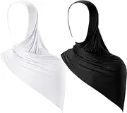 Handepo Instant Hijab Jersey Hijab for Women Muslim Head Scarf Lightweight Long Soft Hijab Shawl Stretch Scarf Wrap