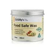Gilly''s 200 ml Food Safe Wax Natural Finish Rich Soft Wax Perfect Easy to Apply