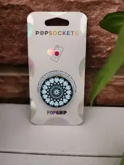 PopSockets PopGrip Butterfly Mandala Teal NEW