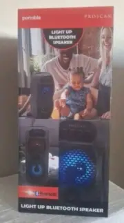 Proscan Bluetooth Speaker LED Light !