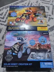 X2 NEW SILLBIRD SOLAR ROBOT CREATION KIT WITH 190 EASY BUILD PIECES Globidex