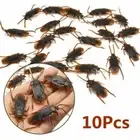 10pcs Prank Funny Magic Trick Joke Special Lifelike Fake Cockroach Roach Toy g