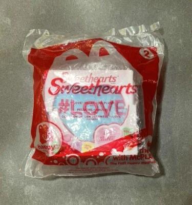 2015 McDonald’s Sweethearts #2 Plush Toy #Love (Sealed) Box Is Torn. See Pics