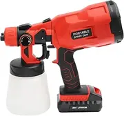 Airless Paint Sprayer, 20V Cordless High Pressure Paint Sprayer 800ML HVLP Spray Gun Airless Power Tool for DIY Painting Projects