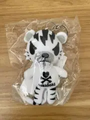 Tokidoki X Asics Onitsuka Tiger Plush Keychain Bag Charm White New Sealed