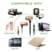 Noise Isolating Earphone Vol. Control and Mic. Headset For Amazon Fire HD 10