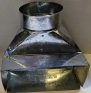 Grey Metal-12X6X7in. Angle Boot