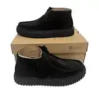 Clarks Original Men’s Torhill Hi Black Suede Lace Up Ankle Boots [26173664]