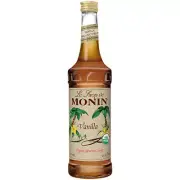 Monin Organic Vanilla Flavoring Syrup 750 mL 544SYPAO045B