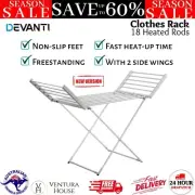 Portable Aluminum Electric Heated Cloth Rack Towel Rail Clothes Dryer Warmer New