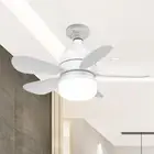 Ceiling Fan with Light Dimming 20W with Remote Control E27 Socket Fan Light