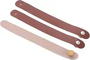 COMNESTBI 3pcs Headband Strap Cute Guitar Strap Electric Guitar Accessories Headstock Tie Metal Light Brown