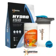 Hydro-Iso Whey Protein Isolate 3kg & 1 x Turmeric 150 Tabs & Free Shaker