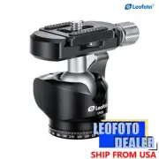 Leofoto LH-22 22mm mini Low Profile BallHead + PU-25 QR Plate; Arca