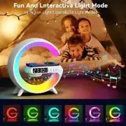 RGB MULTIFUNCTIONAL Bluetooth wireless speaker alarm clock and wirekess charger