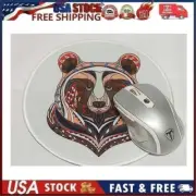 Bear Pattern Round Non-Slip Rubber Modern Gaming Mousepad, 8"