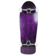 Moose Skateboards Old School 10" x 30" Stained Purple Blank Skateboard Complete